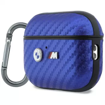 BMW M Carbon Metal Logo-skal för AirPods Pro 3, ljusblå