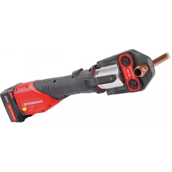 ROTHENBERGER ROMAX 4000 Basic Set med 2,0 Ah & 4,0 Ah batterier, 18V batteridrivet pressverktyg, 32 kN, CAS-system, ROCASE