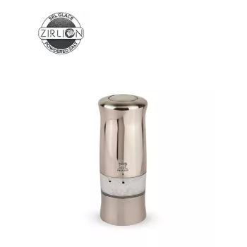Peugeot Zeli elektrisk saltkvarn 14 cm silver
