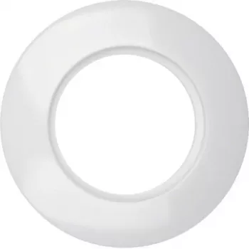 Hager WTD3100WG 1-fack täckram, serie 1930, polarvit glansig