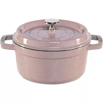 Staub La Cocotte 20 cm rund gjutjärnsgryta, körsbärsblom
