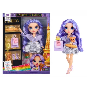 MGA Rainbow High Pretty in Paris modedocka - Violet Willow