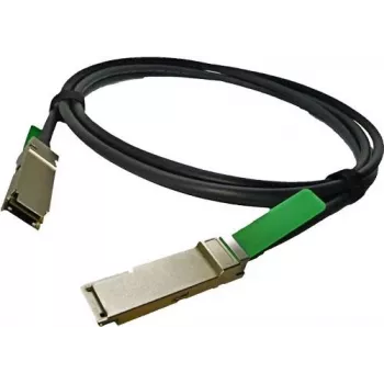 Alcatel-Lucent QSFP+ till QSFP+ Direct Attach kopparkabel, 3 m, 40GbE, passiv, svart