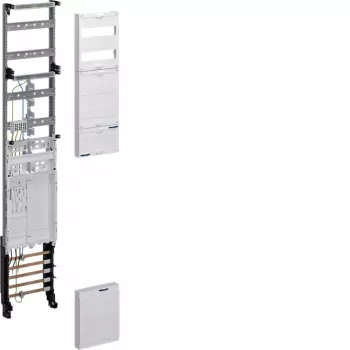 Hager univers Z komplett mätarfält ZH5EL27, 1 eHZ-plats, BKE-I, H 1350mm
