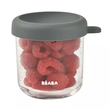 BEABA glasförvaringsburk med lufttätt lock 250 ml Mineral