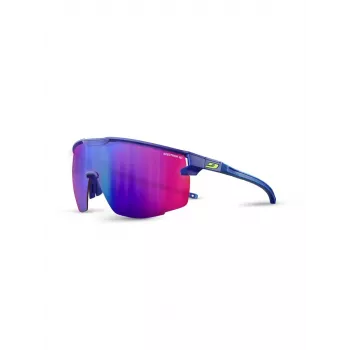 Julbo Ultimate Spectron 3 HD solglasögon - svart/lila båge, grå flash-lins, kat. 3