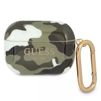 GUESS GUAPUCAMA AirPods Pro-fodral grön/khaki Camo-kollektion
