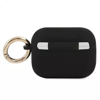 GUESS GUAPSSSK AirPods Pro-fodral svart silikon Vintage Script
