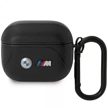 BMW BMA322PVTK AirPods 3:e generationen-fodral svart läder Geschwungene Linie