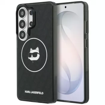Karl Lagerfeld IML Repeated Choupette MagSafe-skal för Samsung Galaxy S26 Ultra, svart