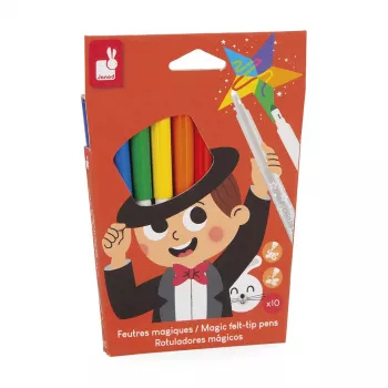 Janod Magic färgbytande filtpennor, 10 färger