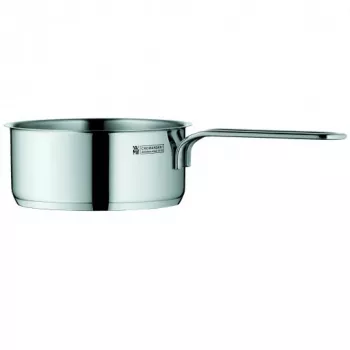 WMF Mini Rondel kastrull 0,9L, 12 cm, Cromargan 18/10 rostfritt stål, induktionshäll, silver