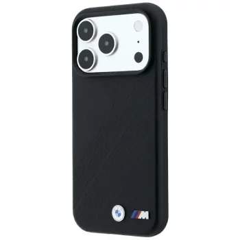 BMW M Tire Track metallogo MagSafe-skal för iPhone 18 Pro Max / 17 Pro Max – svart