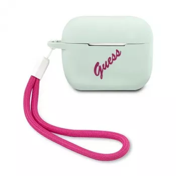 GUESS Vintage silikonskal för AirPods Pro – blå fuchsia