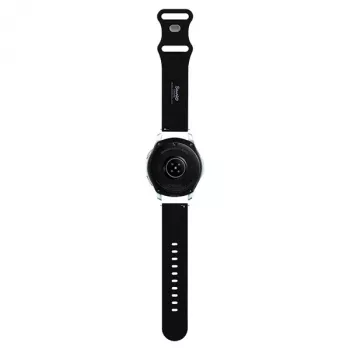 Hello Kitty silikonarmband med Kitty-huvud för smartklockor, 22 mm, svart