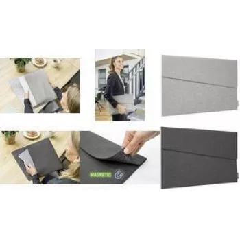 SIGEL BA501 laptop- & surfplattafodral upp till 14 inch mörkgrå återvunnen PET