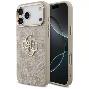 GUESS 4G Big 4G Classic Logo skal för iPhone 17 Pro Max / 18 Pro Max - roséguld