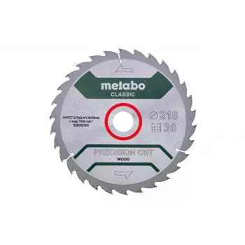 Metabo 628062000 Precision Cut Classic cirkelsågblad 216 mm x 30 mm x 40T