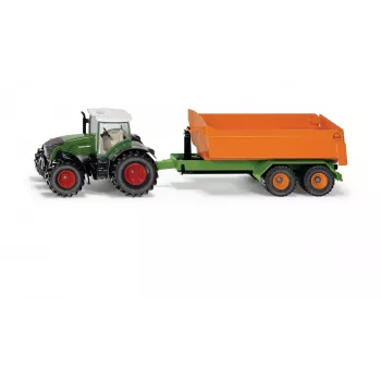 SIKU Farmer Fendt with Hooklift Chassis and Skip