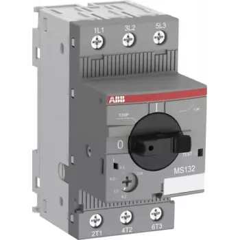 ABB MS132-2.5 motorskyddsbrytare, 3-polig, 1,6-2,5 A, termisk-magnetisk, 690 V AC, 100 kA