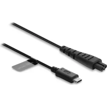 Delock USB Type-C™ laddkabel 5 V för elektrisk rakapparat kompatibel med Remington HC4250, MB4200, MB6850 serie – 1,2 m ersättningskabel, svart