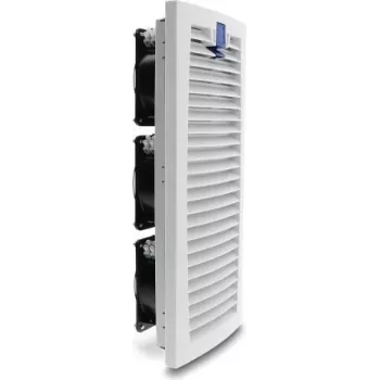 Delock 3 axialfläktar 230 V AC med filter 418 x 180 x 84 mm