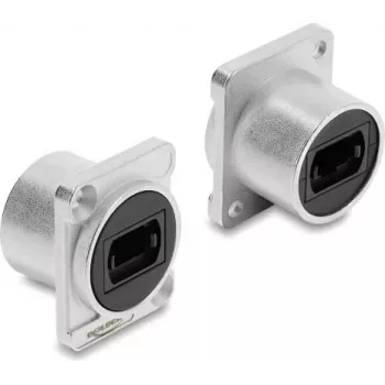Delock D-typ modul MPO hona till MPO hona silver