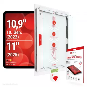 E.V.I. DISPLEX Tablet Real Glass Screen Protector for iPad 10.9 (10th Gen) / iPad 11 (2025)