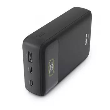 Hama Power Pack PD20 20W 20000 mAh powerbank med 2x USB-C, USB-A, antracit