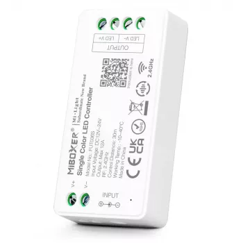 MIBOXER FUT036S enfärgs-2.4G-LED-dimmer-controller DC12-24V