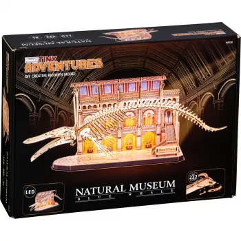 Revell Tiny Adventures Natural Museum blåval snap-modellbyggsats