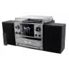 Soundmaster MCD5600SW stereo musikcenter med DAB+-radio, CD-spelare, skivspelare, dubbelt kassettdäck, Bluetooth, USB-inspelning – svart