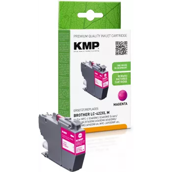 KMP återtillverkad magentabläckpatron för Brother MFC-J5340DW (LC422XLM, 1500 sidor)