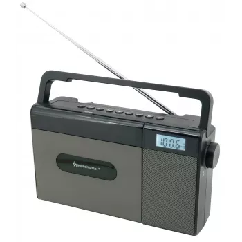 Soundmaster RCD1170SW bärbar CD-radio med FM, Bluetooth, USB & laddningsbart batteri - svart
