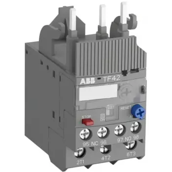 ABB TF42-38 termiskt överlastrelä, 30-38 A, klass 10, 3-polig, 690 V AC, 1NO+1NC