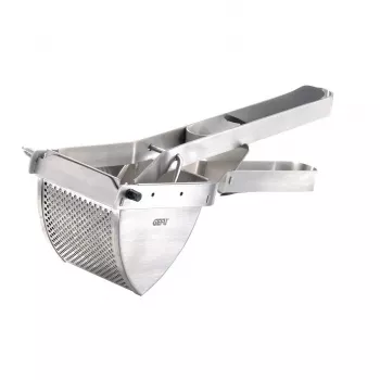 GEFU potatispress PANTARA i rostfritt stål med ergonomiskt grepp, silver/svart