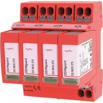 DEHN DG MP TNS 275 typ 2 överspänningsskyddsenhet 4-polig 275V AC 20kA