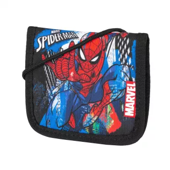 McNeill Marvel Spider-Man bröstväska med ID-fönster, röd/blå