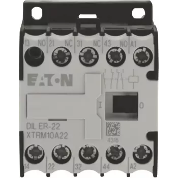Eaton DILER-22 hjälpkontaktor, 4-polig, 2NO+2NC, 230V 50Hz / 240V 60Hz spole