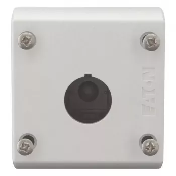 Eaton M22-I1 utanpåliggande tomt hölje, 1 position, grå RAL 7035, IP66, 80 x 72 x 56 mm