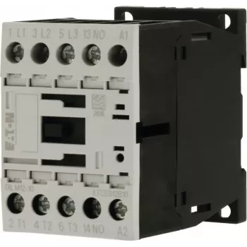 EATON DILM12-10 24VDC kontaktor 3-polig 1NO 12A 5,5kW 400V AC-3 DIN-skena