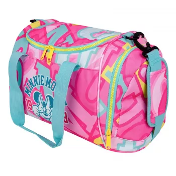 McNeill Disney Minnie Mouse sportväska, rosa/röd, 16L, polyester, barn