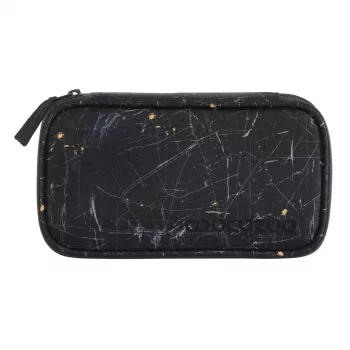 COOCAZOO Urban Metro pennfodral, polyester, grå/svart/vit, 22 x 10 x 6 cm, vattenavvisande, rivstark, PVC-fri, PFC-fri