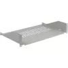 EFB ELEKTRONIK 19 inch 2U fast hyllplan, 300 mm djup, 22 kg belastning, ljusgrå RAL 7035