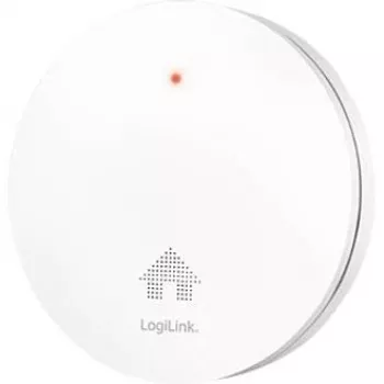 LogiLink SC0019 ultratunn brandvarnare, 10-årsbatteri, VdS-godkänd, vit