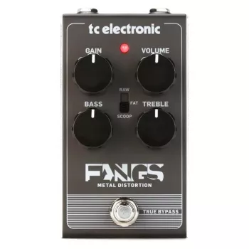 TC Electronic Fangs Metal Distortion-pedal för elgitarr