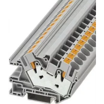 Phoenix 3214029 PTI 16/S installationsplint, push-in-anslutning, 16 mm², 500 V, 76 A, grå