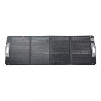 LogiLink PVP0100 vikbar 100W monokristallin solpanel med 10A PWM-regulator