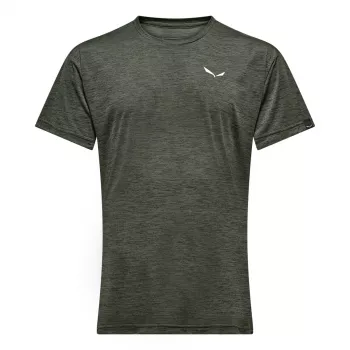 Salewa Puez Melange Dry kortärmad T-shirt - Dark Olive Melange - XL