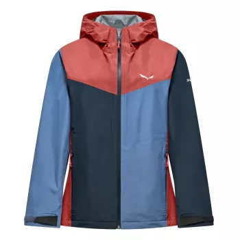 Salewa Puez Aqua 4 PTX 2.5L hardshelljacka dam - Etruscan Red/Multi - storlek S